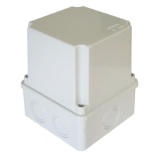 TRACON MD151114 Műanyag doboz, kikönnyített, világos szürke, teli fedéllel 150×110×140mm, IP55 villanyszerelés
