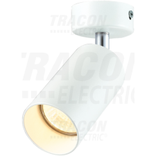 TRACON Mennyezeti állítható spot lámpatest, fehér100-240VAC, 50Hz, 1xGU10, max.35W világítás