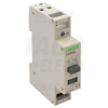TRACON Moduláris nyomókapcsoló, jelzőfénnyel230V, 50Hz, 1NO+1NC, LED, Ith_16A, AC-14, Ie_6A