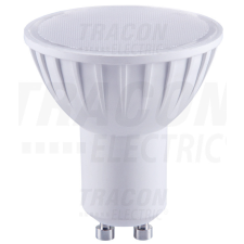 TRACON Műanyag házas SMD LED spot fényforrás 230 V, 50 Hz, GU10, 5 W, 320 lm, 4000 K, 120°, EEI=A+ izzó