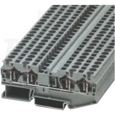 TRACON Négykapcsos ipari sorozatkapocs, rugós, sínre, kék0,2-4mm2, 800VAC, 40A villanyszerelés