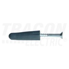 TRACON Négyszögletes tipli+csavarDxL=10×42, PE villanyszerelés