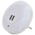 TRACON NLUSB Éjszakai fény érzékelővel 230VAC, 50Hz, 0,4W, 8lm, CDS, 2xUSB