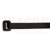 TRACON Normál kábelkötegelő 260x2.5mm, fekete