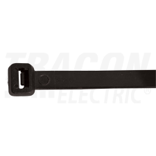 TRACON Normál kábelkötegelő 260x2.5mm, fekete villanyszerelés