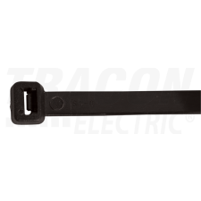 TRACON Normál kábelkötegelő, fekete610x8.8mm, D=9-181, PA6.6 villanyszerelés