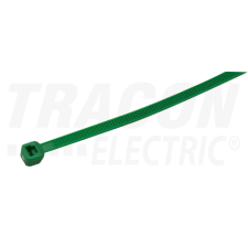 TRACON Normál kábelkötegelő, zöld203×4,6mm, D=2-52mm, PA6.6 villanyszerelés