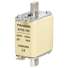 TRACON NT00-100 Késes biztosító 500V AC, 100A, 00, 120kA, gG villanyszerelés