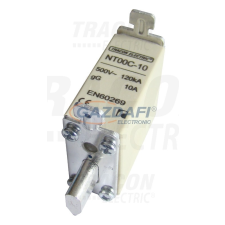 TRACON NT00C-10 Késes biztosító 500V AC, 10A, 00C, 120kA, gG villanyszerelés