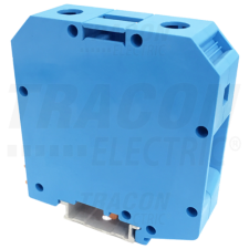 TRACON Nullavezető ipari sorozatkapocs, csavaros, sínre, kék16-50mm2, 1000VAC, 150A villanyszerelés