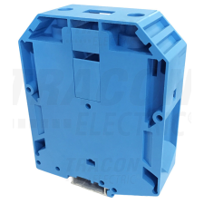 TRACON Nullavezető ipari sorozatkapocs, csavaros, sínre, kék 70-240mm2, 1000VAC, 415A villanyszerelés
