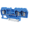 TRACON Nullavezető ipari sorozatkapocs, rugós, sínre, kék800V 32A 0.08-4 mm2 3P