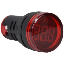 TRACON NYG3-VR Feszültségmérő, LED jelzőfény, piros 24-500VAC, d=22mm villanyszerelés