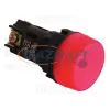 TRACON NYGEV173Z Jelzőlámpa, műanyag testű, zöld, előtéttel 0,4A/250V AC, d=22mm, IP42, NYGI130
