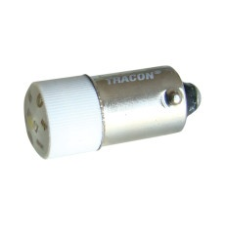 TRACON NYGL-AC400W LED-es jelzőizzó, fehér 400V AC, Ba9s villanyszerelés