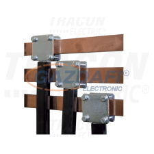 TRACON PK50/54X10 Leágazó modul, 54×10 mm-es lemezsínhez, 50mm-es sínre villanyszerelés
