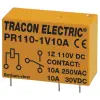 TRACON PR110-1V10A Print relé 110V DC / 1×CO (10A, 230V AC / 30V DC)