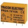 TRACON PR24-1V10A Print relé 24V DC / 1×CO (10A, 230V AC / 30V DC)