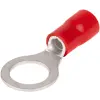 TRACON PSZ10-12 Szigetelt szemes saru, ónozott elektrolitréz, piros 10mm2, M12, (d1=4,7mm, d2=13mm), PVC