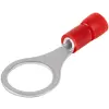 TRACON PSZ10 Szigetelt szemes saru, ónozott elektrolitréz, piros 1,5mm2, M10, (d1=1,7mm, d2=10,5mm), PVC