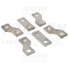 TRACON Réz csatlakozóelem AKM1 méret(1klt. = 6db) 40×15×3, d=8,5 villanyszerelés