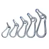 TRACON RKARA7 Karabiner, rugós, acél d=7mm, 1100N