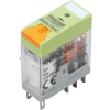  TRACON RN09-230AC Print relé tesztgombbal és állapotjelzéssel 230V AC / 2×CO (8A, 230V AC / 30V DC)