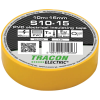 TRACON S10-15 Szigetelőszalag, sárga 10m×15mm, PVC, 0-90°C, 40kV/mm