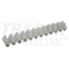 TRACON S60A-H-L Flex. nyomólemezes sorozatkapocs, H profil, 12 tag, natúr 25mm2, 450VAC, 80A, PP