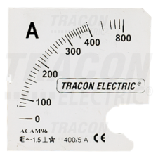 TRACON Skálalap ACAM48-5 alapműszerhez0 - 250 (500) A mérőműszer
