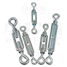 TRACON Sodrony-és huzalfeszítő szem-szem, acél+temperált öntvény8×110mm, 2000N villanyszerelés