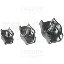 TRACON Sodronyszorító bilincs, szimpla, acéld=6mm, M6 villanyszerelés