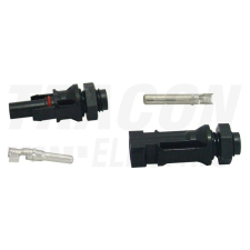 TRACON SOLAR11-4N Solar panel csatlakozó, 1 pár 15A, ClassA, MC4 4mm2, IP67 villanyszerelés