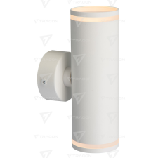 TRACON SPGU10LF2W Oldalfali spot lámpatest, fehér 100-240VAC, 50Hz, 2xGU10, max.35W világítás