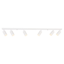 TRACON SPGU10LMA6W Mennyezeti állítható spot lámpatest, fehér 100-240VAC, 50Hz, 6xGU10, max.6x35W világítás