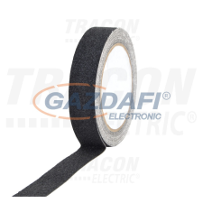 TRACON SRTB50 Csúszást csökkentő szalag, fekete 5m × 50mm villanyszerelés