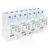 TRACON T1+T2+T3 AC típusú túlfeszültség levezető, egybeépített 4P 25kA 275V