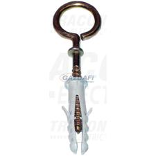 TRACON T6PCS-PA Peremes tipli+csavar, szürke M6×30mm, PA6.6 villanyszerelés