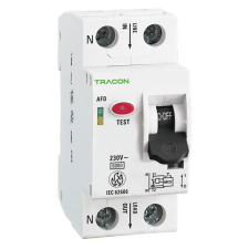 TRACON TARC2C10 AFDD Ív kisülés érzékelő, MCB C10A, 6kA, 2P villanyszerelés