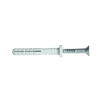 TRACON TB845 Beüthető tipli+csavar, szürke M8×45mm, PA6.6