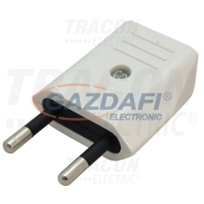 TRACON TCSDL Szerelhető csatlakozódugó,lapos 1×EURO, 250VAC, max.10A villanyszerelés