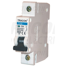 TRACON TDZ-1B-10 Kismegszakító, 1 pólus, B karakterisztika 10A, 6kA villanyszerelés