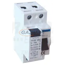 TRACON TFG2-40300 Áram-védőkapcsoló, 2 pólusú 40A, 300mA, 6kA, A / AC villanyszerelés