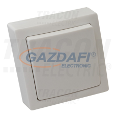 TRACON TFK106 Falon kívüli váltókapcsoló 10AX/250VAC, IP20 (106) villanyszerelés