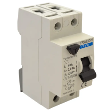 TRACON TFV2-25300 Áram-védőkapcsoló, 2 pólusú 25A, 300mA, 6kA, AC villanyszerelés