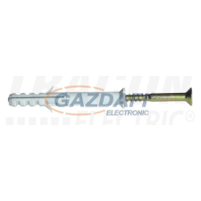 TRACON THC8120 Hosszított tipli+csavar, szürke M8×120mm, PA6.6 villanyszerelés