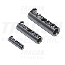 TRACON THCS185 Szigeteletlen toldóhüvely csavarral, ónozott 185mm2, (d1=19mm, L=59mm) villanyszerelés