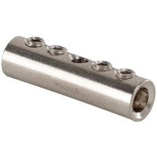 TRACON THCS25 Szigeteletlen toldóhüvely csavarral, ónozott 25mm2, (d1=7mm, L=45mm) villanyszerelés