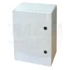 TRACON TME403017 Műanyag elosztószekrény H×W×D=400×300×165mm, IP65, IK08, 1000V AC/DC, RAL7035