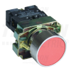 TRACON Tokozott egyszerű nyomógomb, fémalapra szerelt, piros1×NC, 3A/240V AC, IP44